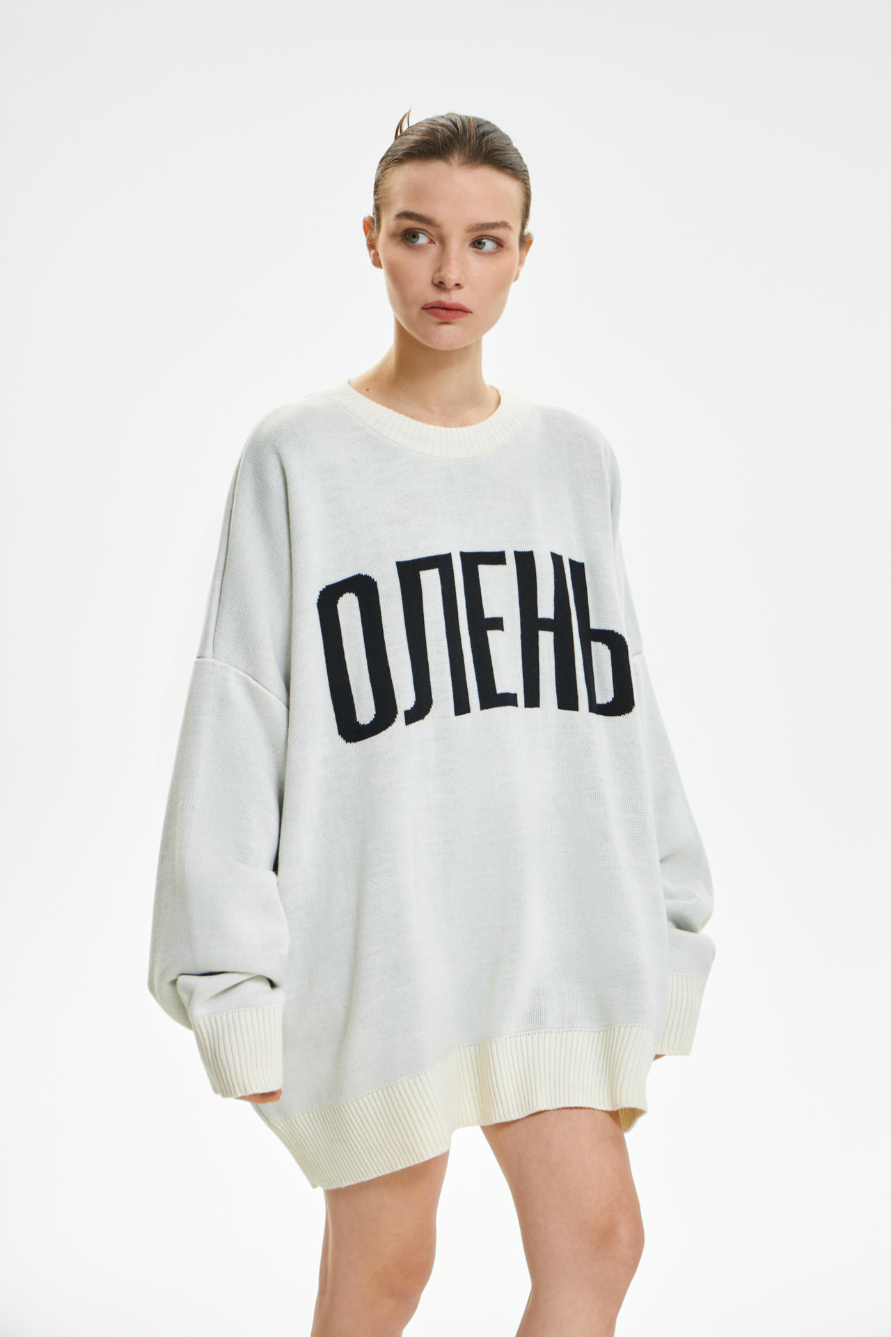 Свитер жаккардовый ОЛЕНЬ