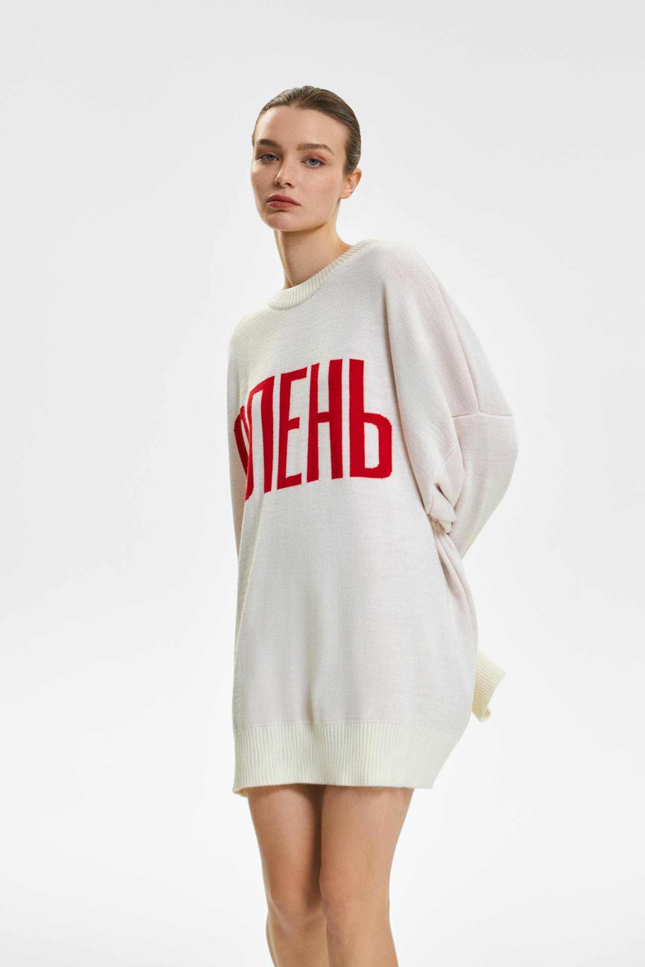 Свитер жаккардовый ОЛЕНЬ