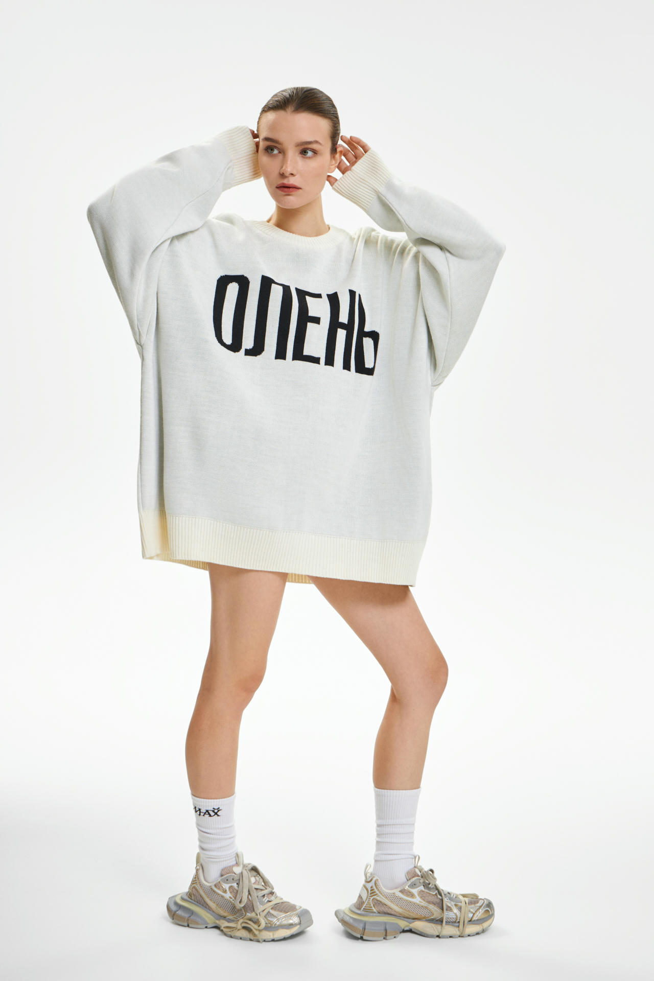 Свитер жаккардовый ОЛЕНЬ