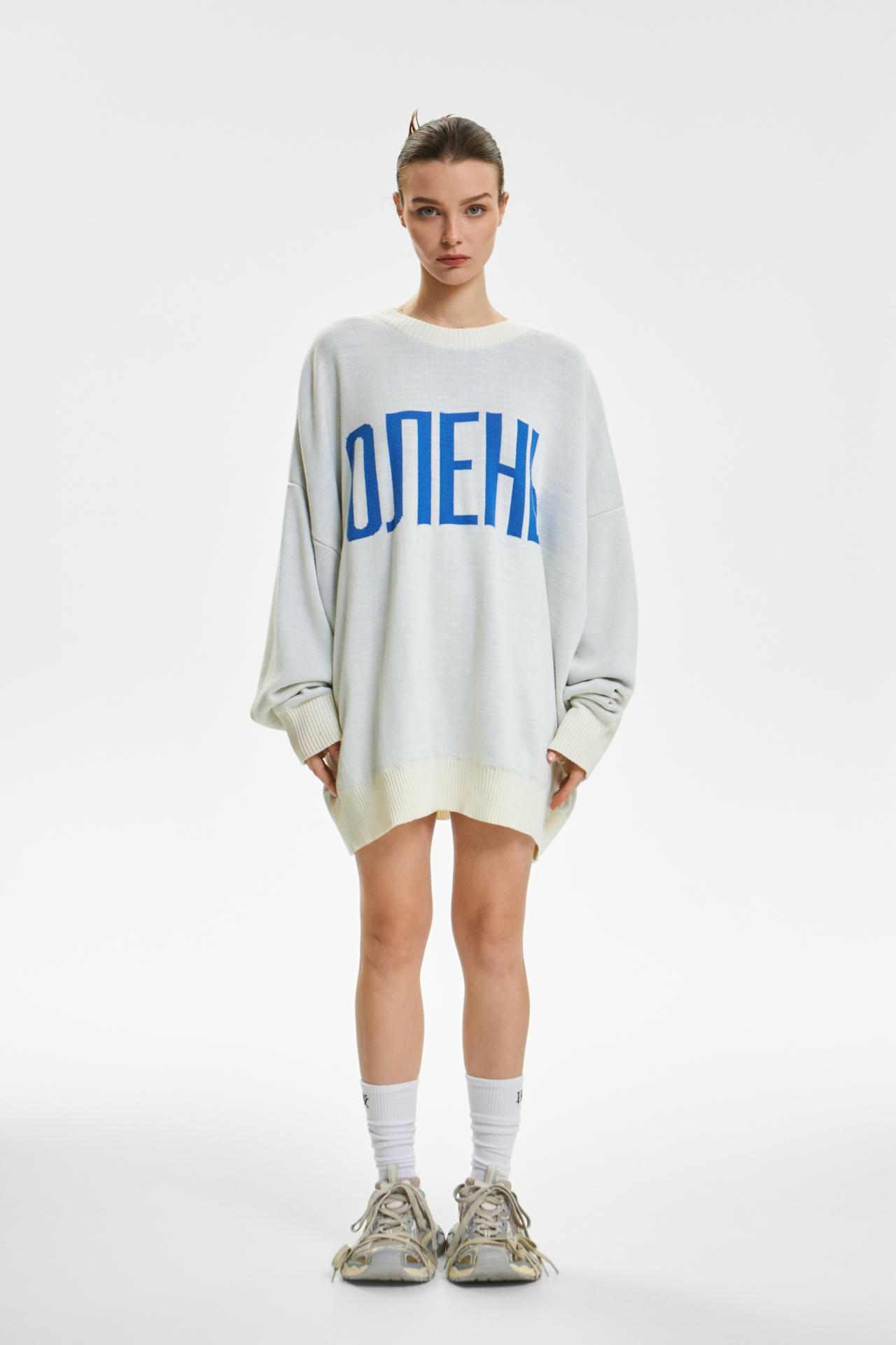 Свитер жаккардовый ОЛЕНЬ