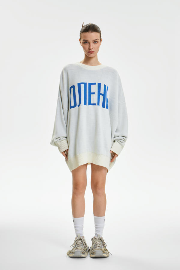 Свитер жаккардовый ОЛЕНЬ