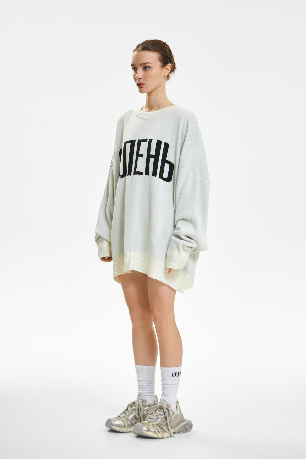 Свитер жаккардовый ОЛЕНЬ