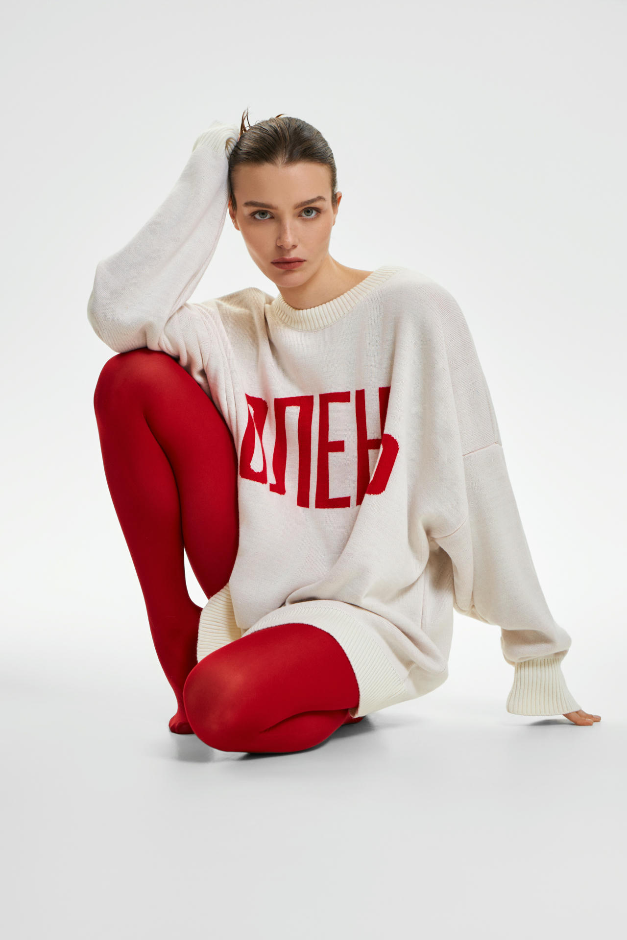 Свитер жаккардовый ОЛЕНЬ