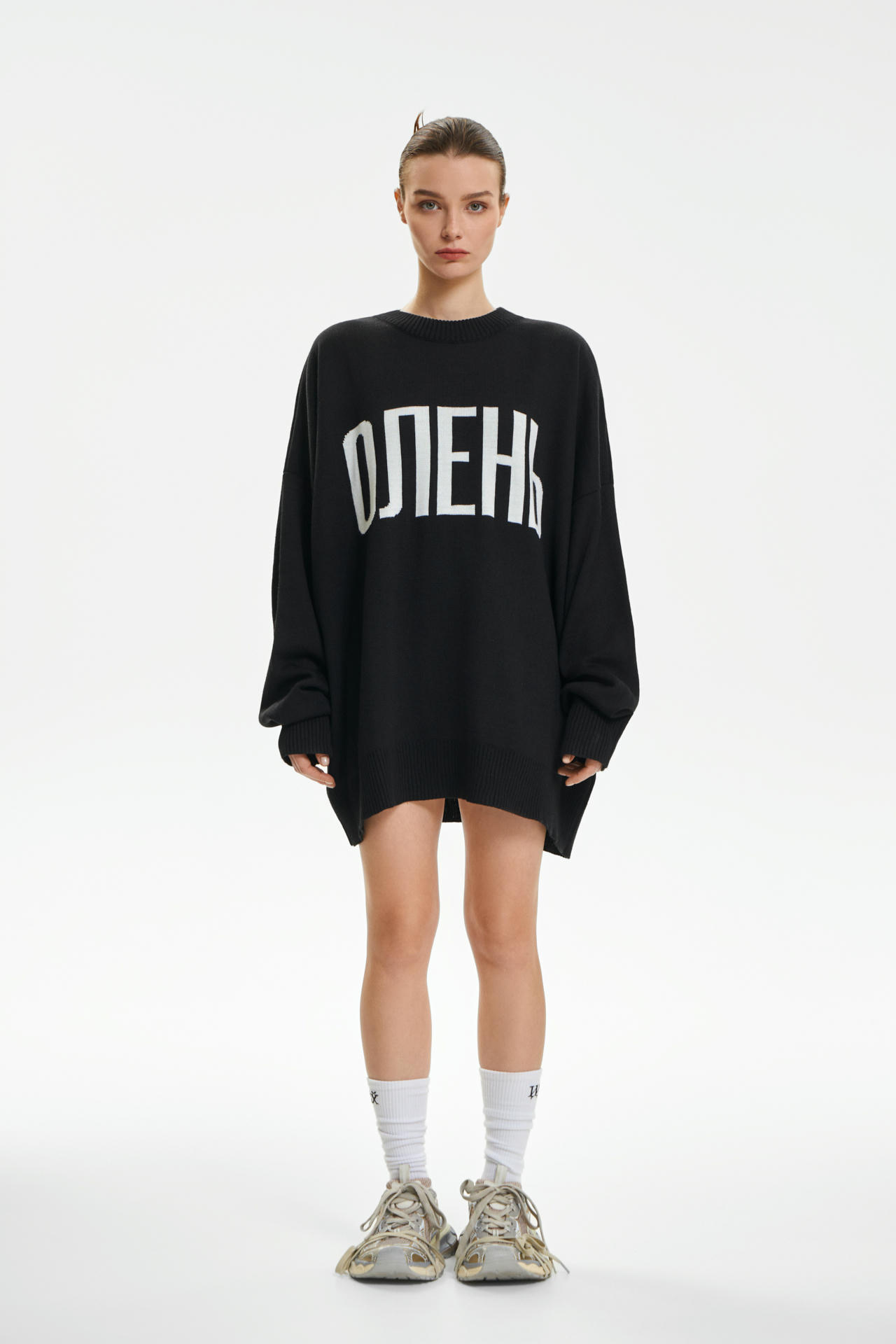 Свитер жаккардовый ОЛЕНЬ