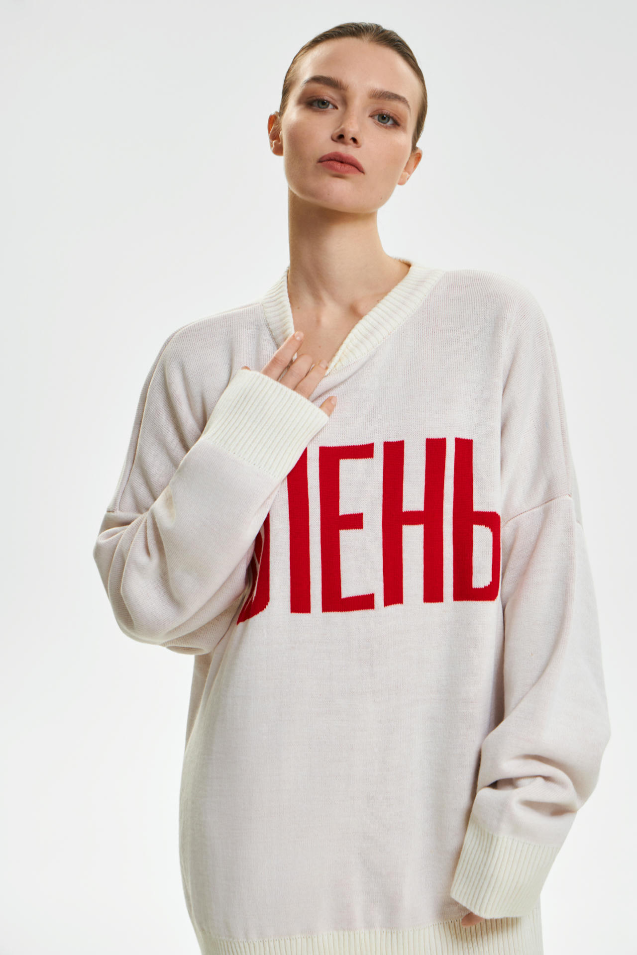 Свитер жаккардовый ОЛЕНЬ