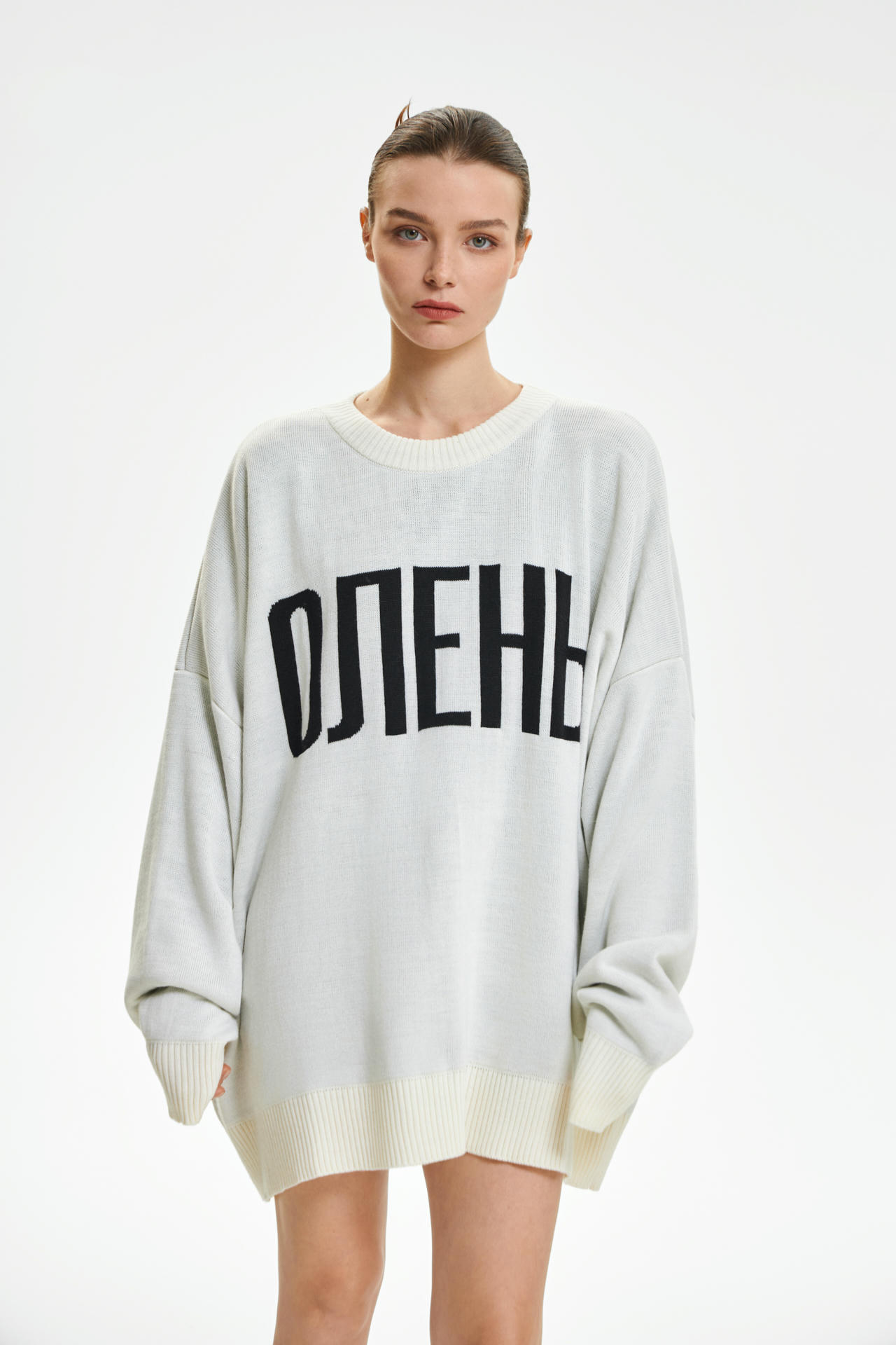 Свитер жаккардовый ОЛЕНЬ