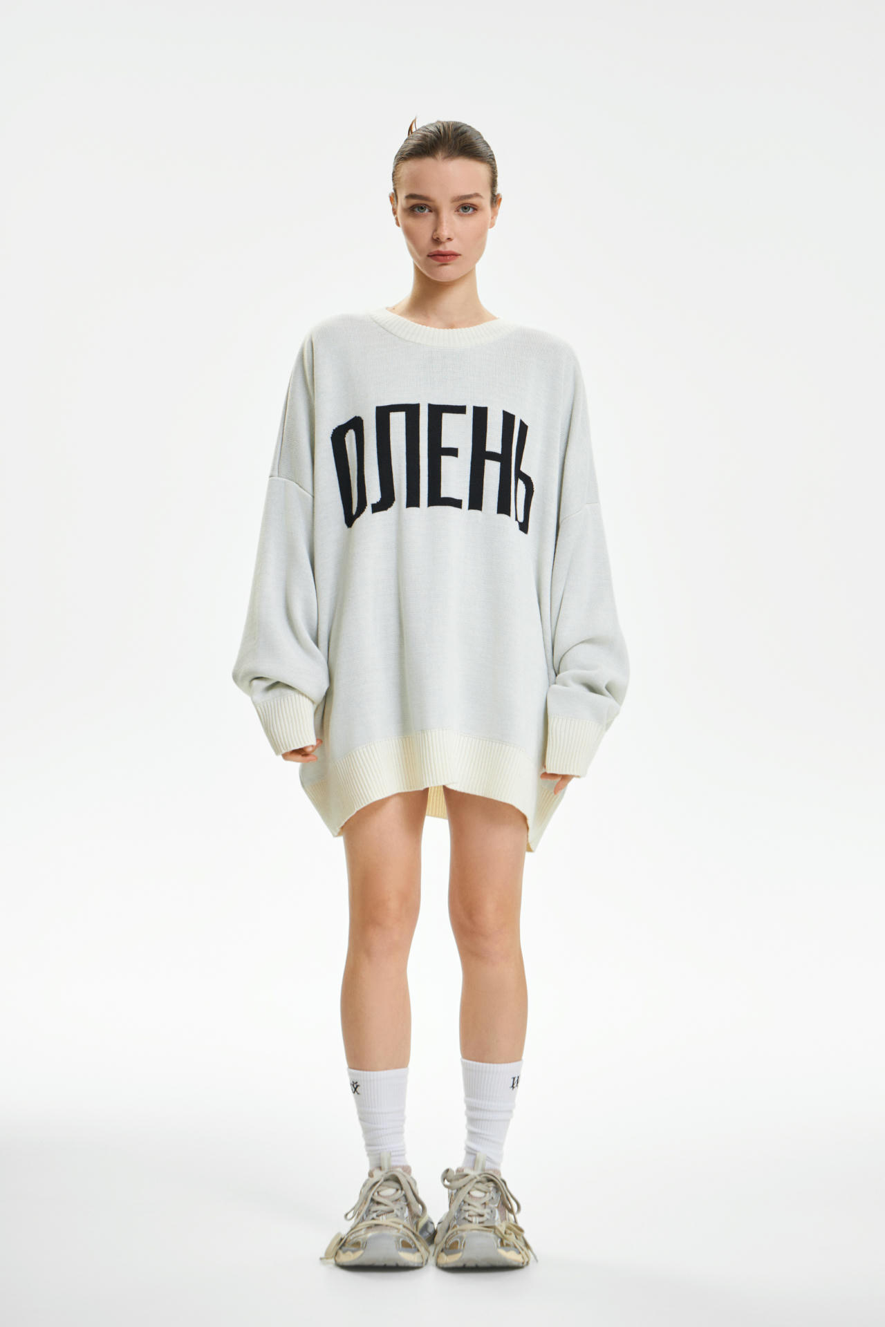 Свитер жаккардовый ОЛЕНЬ