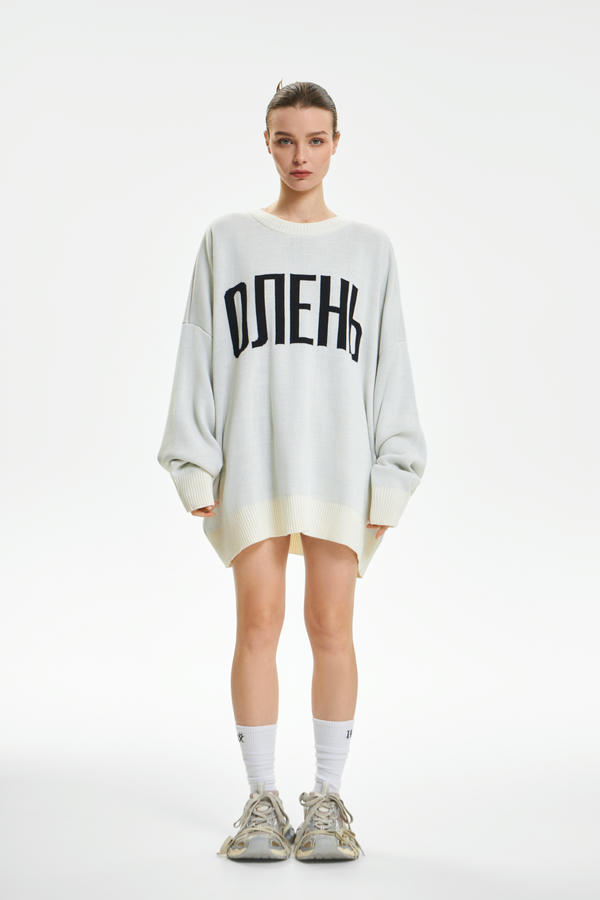 Свитер жаккардовый ОЛЕНЬ