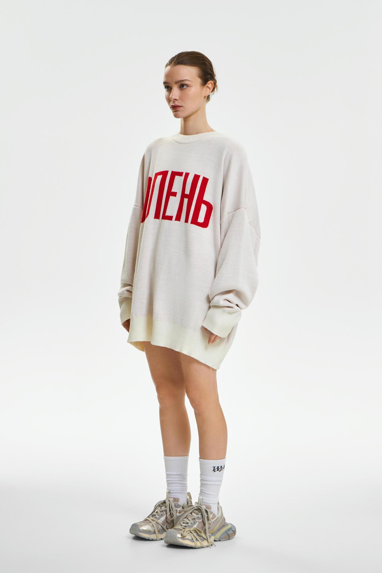 Свитер жаккардовый ОЛЕНЬ