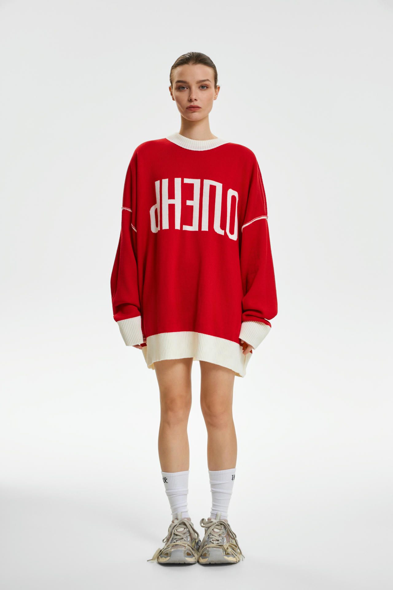 Свитер жаккардовый ОЛЕНЬ