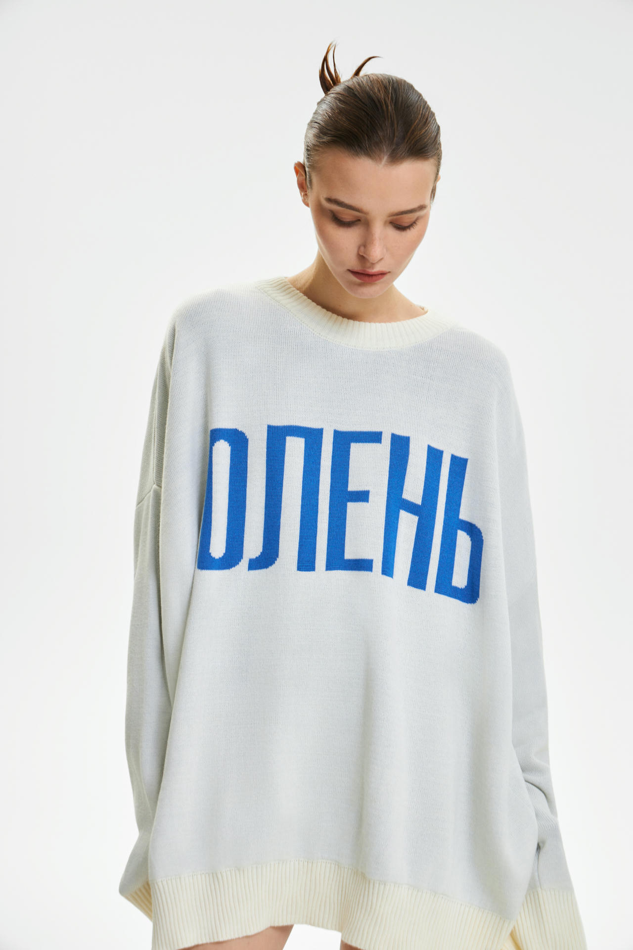 Свитер жаккардовый ОЛЕНЬ