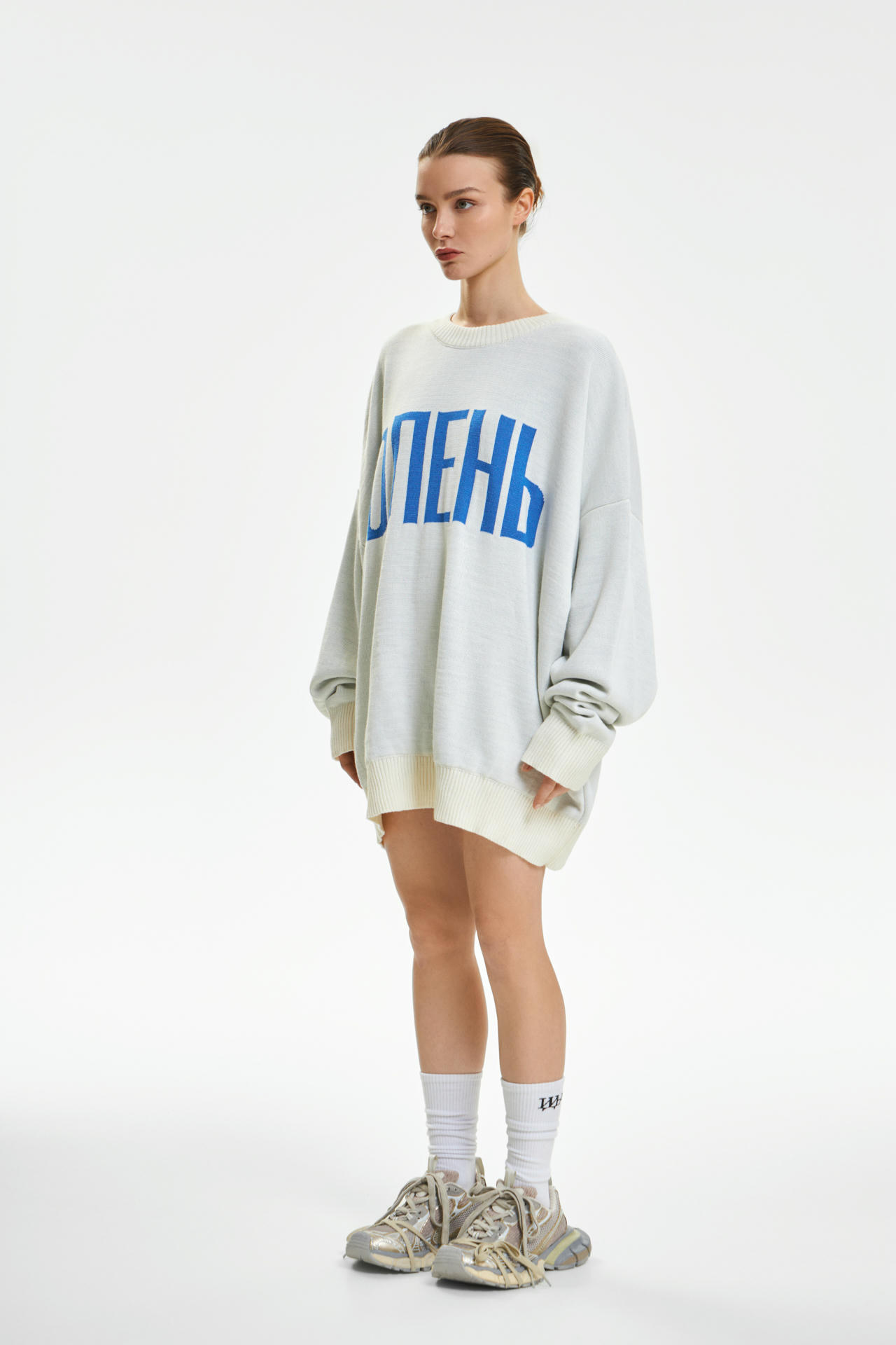 Свитер жаккардовый ОЛЕНЬ