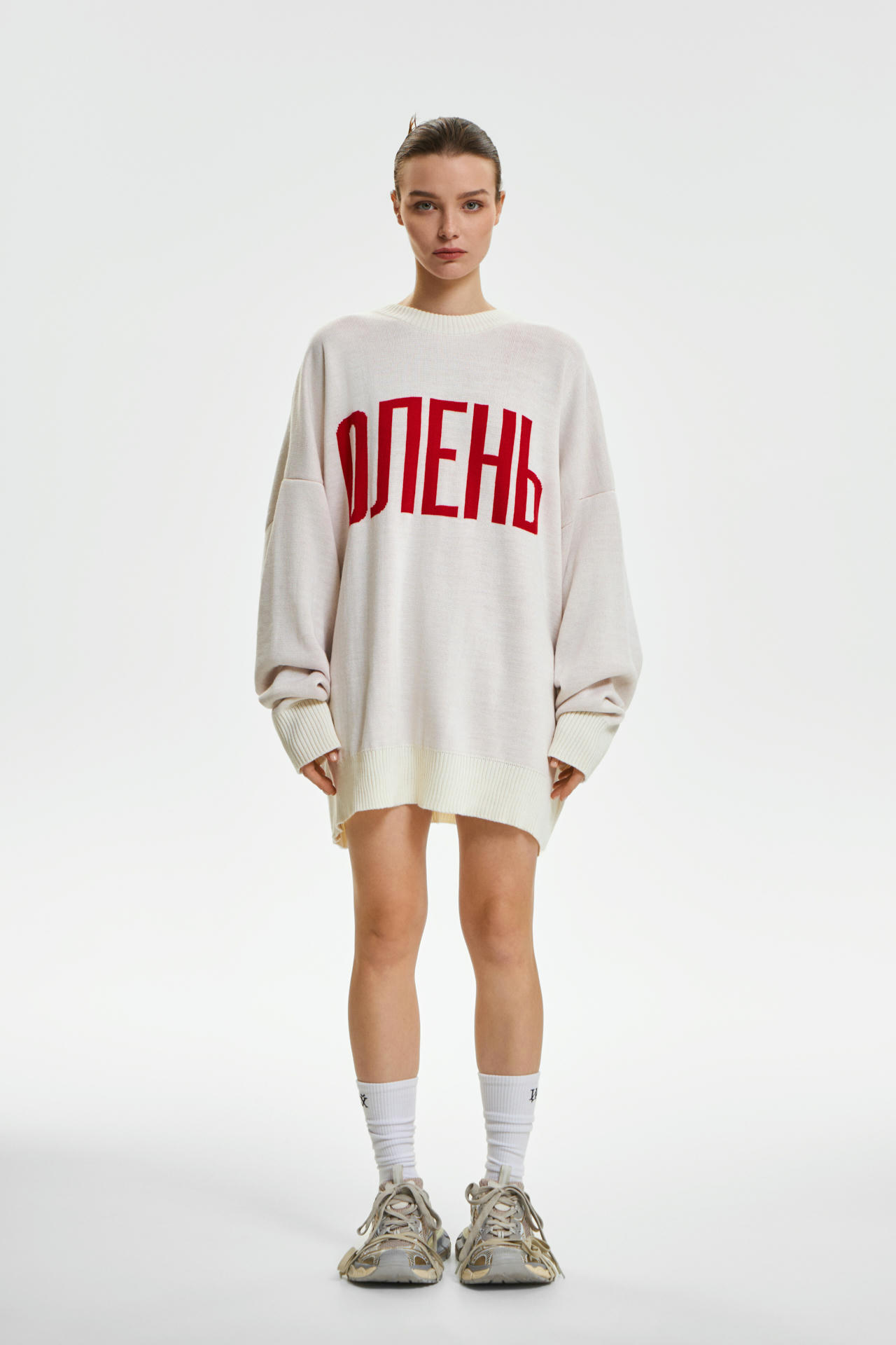 Свитер жаккардовый ОЛЕНЬ