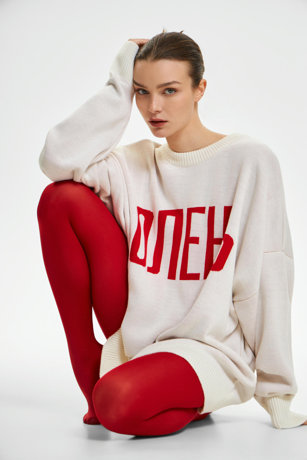 Свитер жаккардовый ОЛЕНЬ