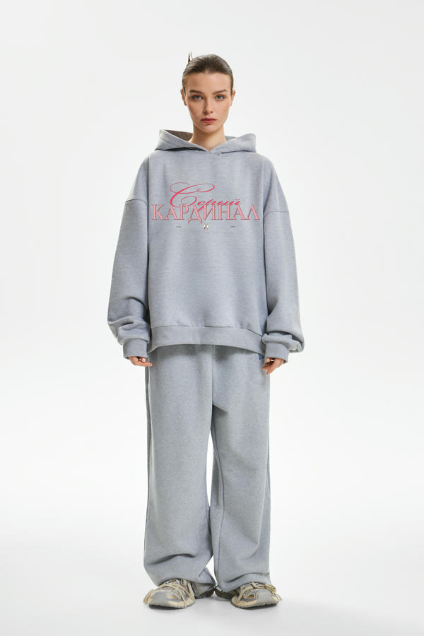 Худи Серый кардинал