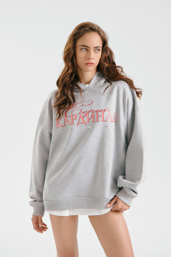 Худи Серый кардинал